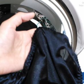【盗撮】同棲中の彼女の洗濯機の中（私服・下着）をチェック？