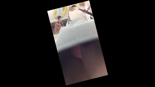 【2本セット】ローアングルから見る美人学生の白パンティー＆ピンクパンティー　CH-8