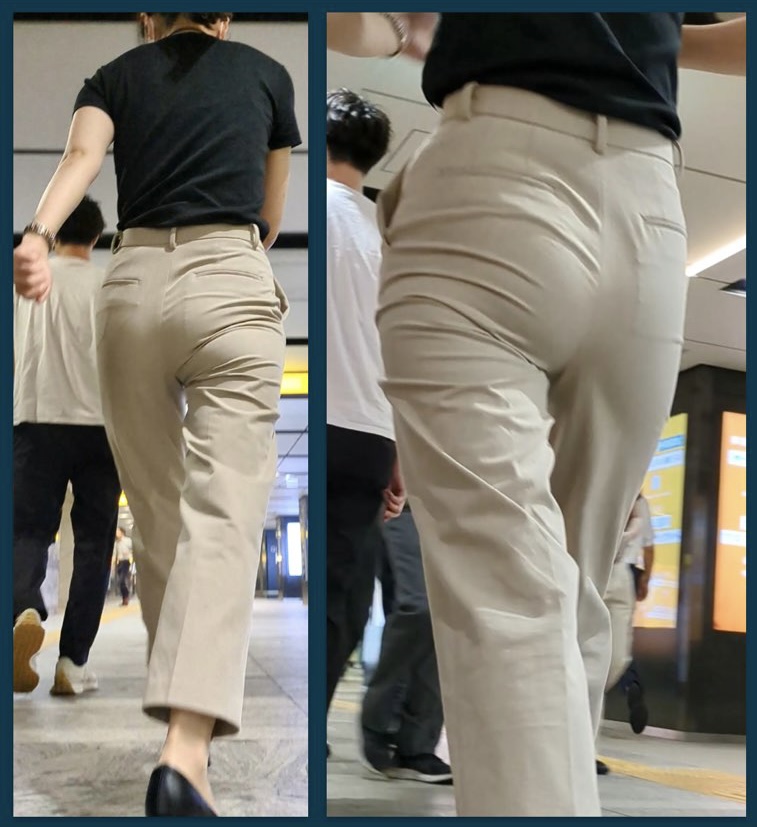 【166】ぴちぴちなタイトパンツでヒップを見せつけるOLさん! 【166】ぴちぴちなタイトパンツでヒップを見せつけるOLさん!