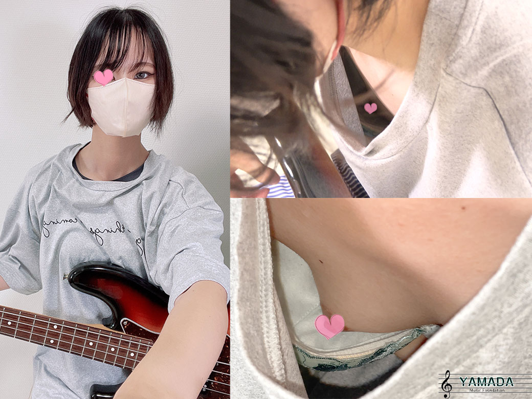 【胸チラ盗●】美乳クッキリ女子大生/控え目な乳房/キツキツ食い込みパンティ【ベーシストの日常Vol.15】 【胸チラ盗●】美乳クッキリ女子大生/控え目な乳房/キツキツ食い込みパンティ【ベーシストの日常Vol.15】