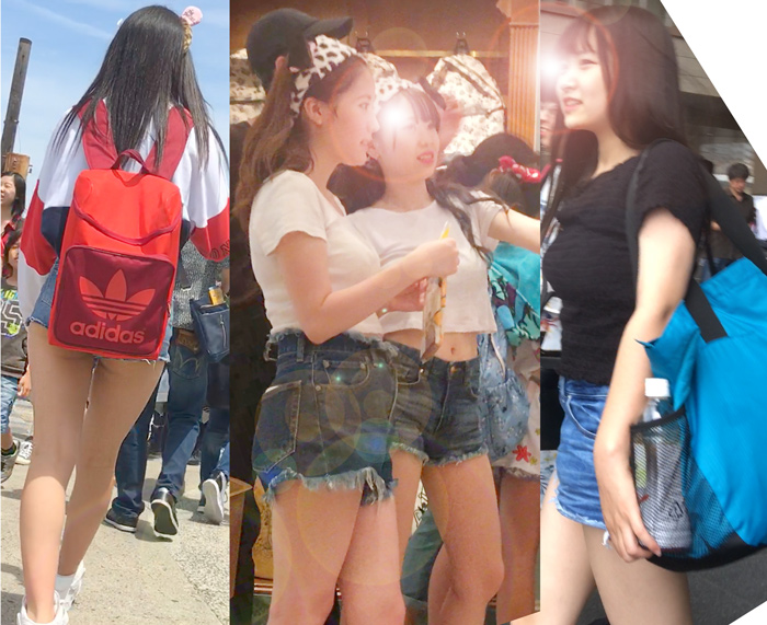 【4K街撮り】尻肉見えちゃってるショーパンJ◯☆お顔も激かわいい!!☆3人収録☆ 【4K街撮り】尻肉見えちゃってるショーパンJ◯☆お顔も激かわいい!!☆3人収録☆