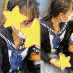 【セーラー服美少女とイモ少女!胸元にドキドキ!2】見入ってしまう! 【セーラー服美少女とイモ少女!胸元にドキドキ!2】見入ってしまう!