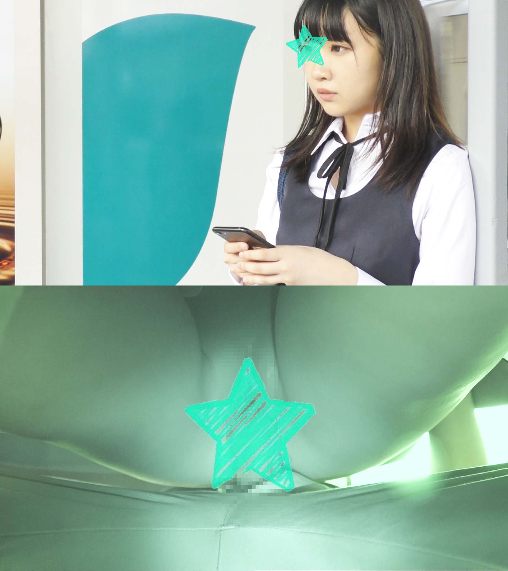 【電車痴漢】顔出し制服JK★処女喪失の相手がまさかの痴漢!?★ジャンパースカートの断れない系美少女★W痴漢のムリヤリ生挿入で出血 【電車痴漢】顔出し制服JK★処女喪失の相手がまさかの痴漢!?★ジャンパースカートの断れない系美少女★W痴漢のムリヤリ生挿入で出血