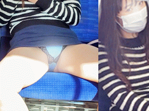 撮影バレ!マスク美人は口元隠して見せ付けパンティ 撮影バレ!マスク美人は口元隠して見せ付けパンティ