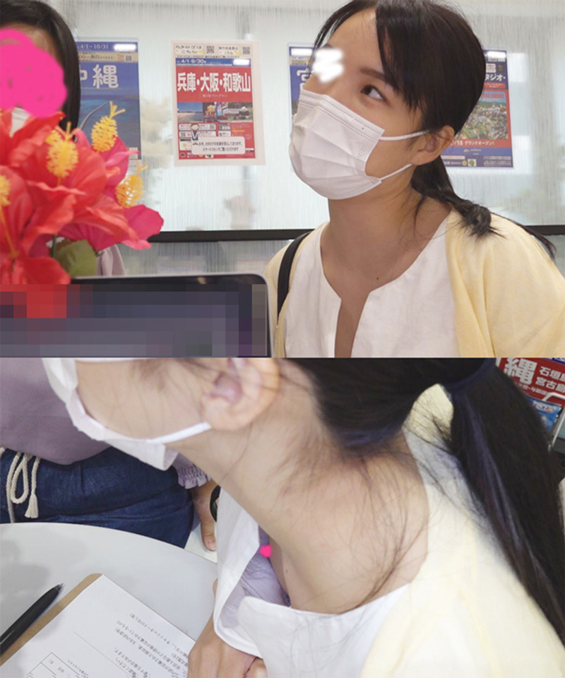 【胸チラ/パンチラ】勝手に投稿!女子旅計画中の税理士さん(23)の乳首がモロ見え! 【胸チラ/パンチラ】勝手に投稿!女子旅計画中の税理士さん(23)の乳首がモロ見え!